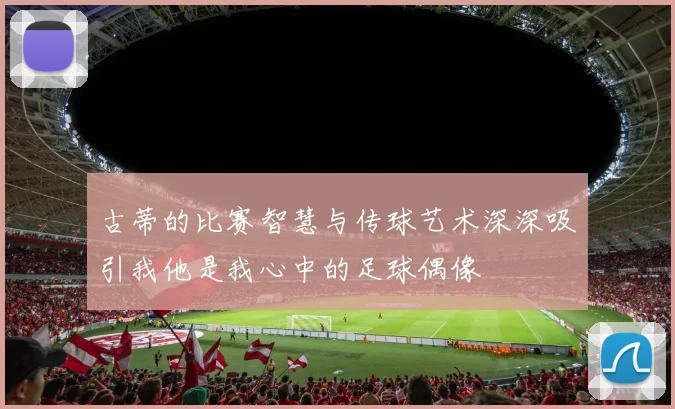 古蒂的比赛智慧与传球艺术深深吸引我他是我心中的足球偶像
